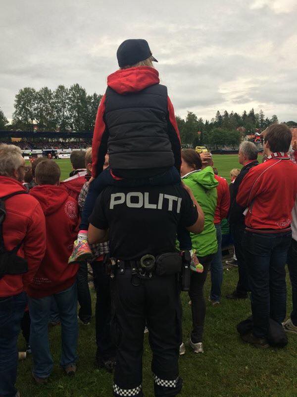 Fotboll, Fans, Läktare, Norge, Brann, Polisen, Supporter